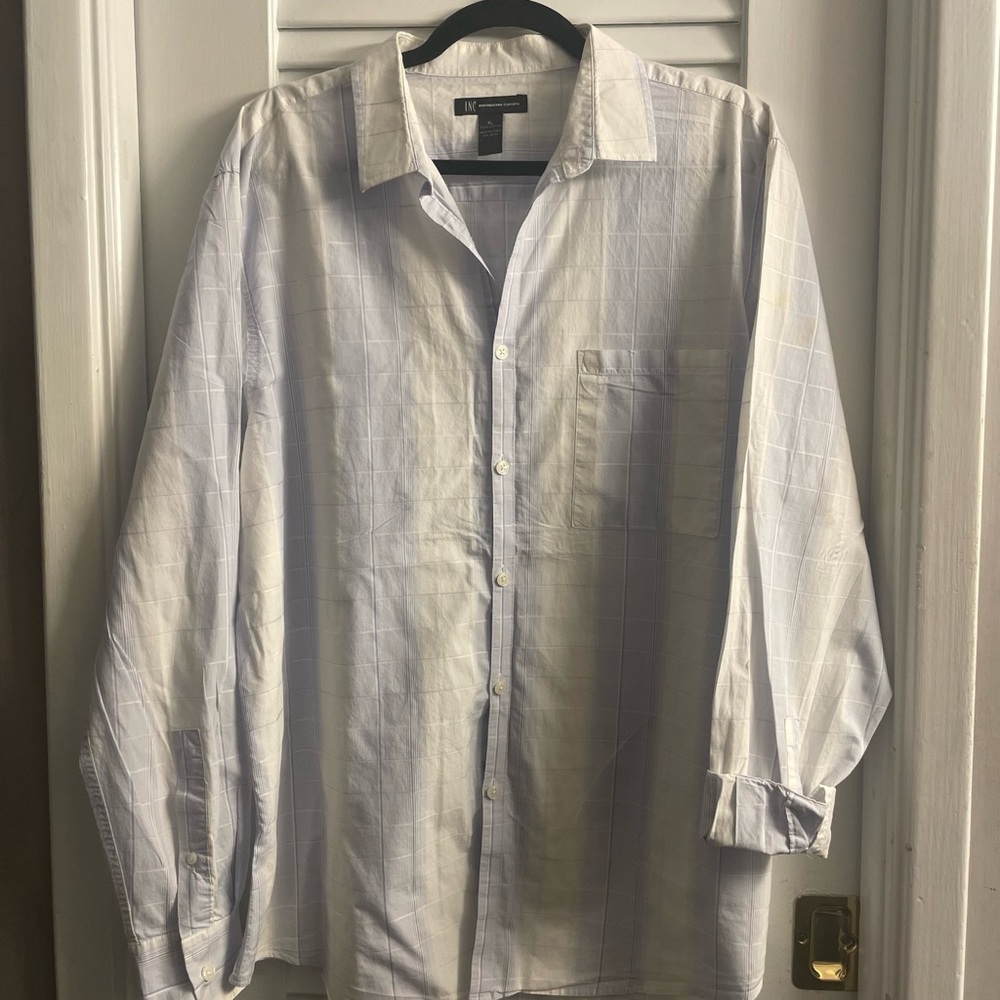 INC International Concepts XL Button Down Shirt Works for the Office or club